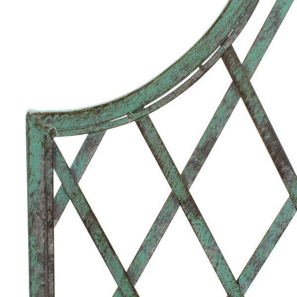 Jaida Iron Arbor in Antique Blue Green