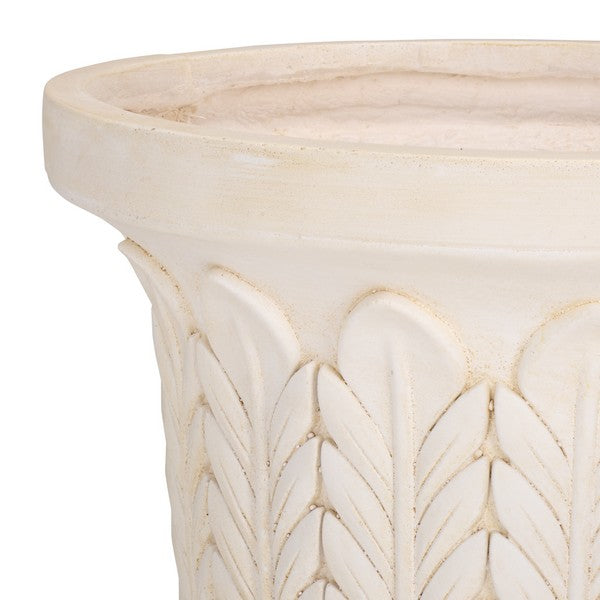Apollo Outdoor Planter Pot in Off White