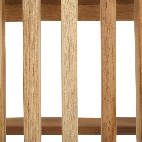 Marcus Teak Patio Folding Chair in Natural (Set of 2)