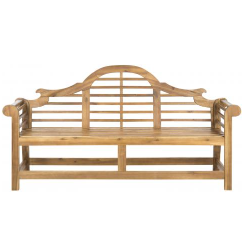Khara Acacia Wood Garden Bench in Natural