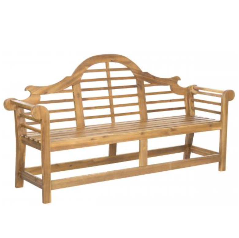 Khara Acacia Wood Garden Bench in Natural