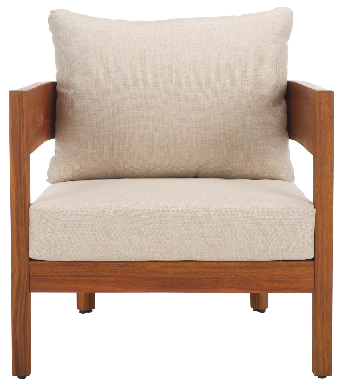 Theo Club Chair in Natural and Taupe — Set of 2