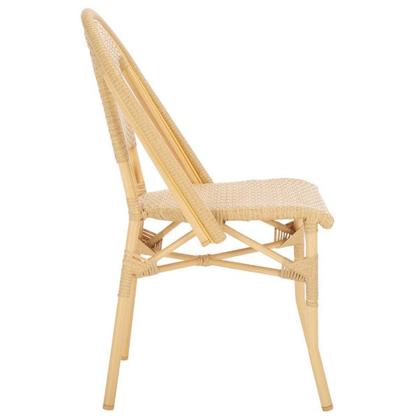 Torino Wicker Side Chair in Natural Wash (Set of 2)