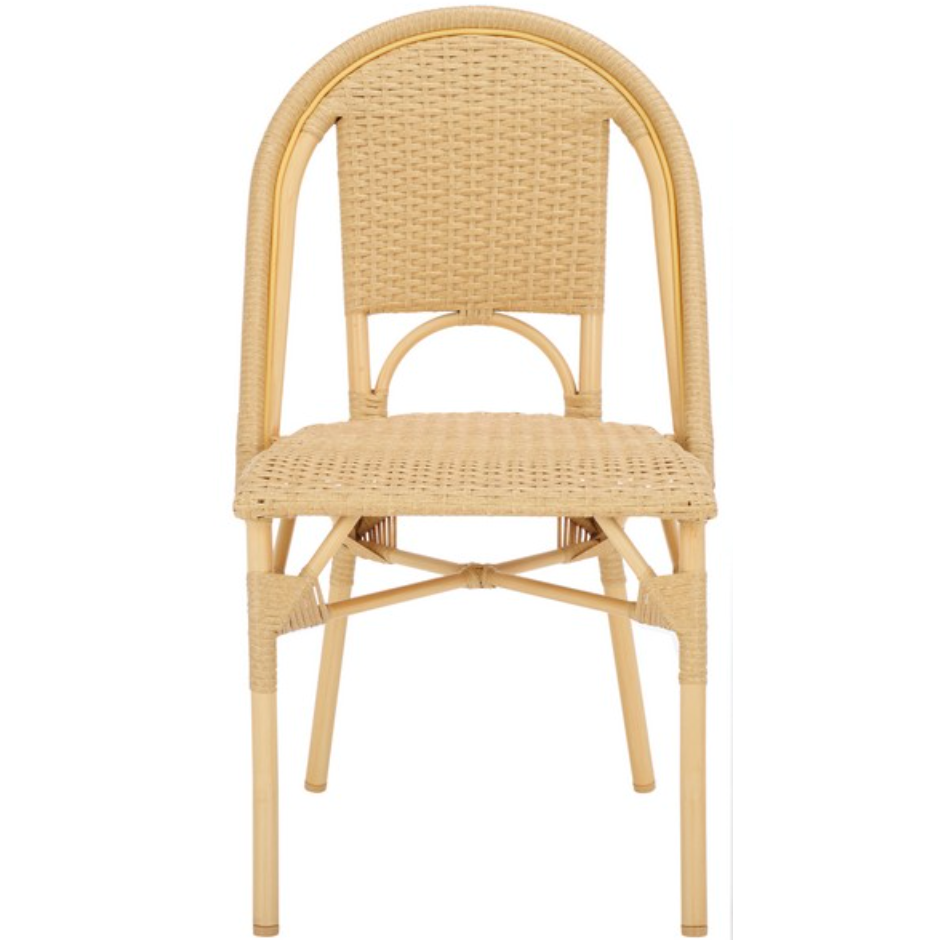 Torino Wicker Side Chair in Natural Wash (Set of 2)