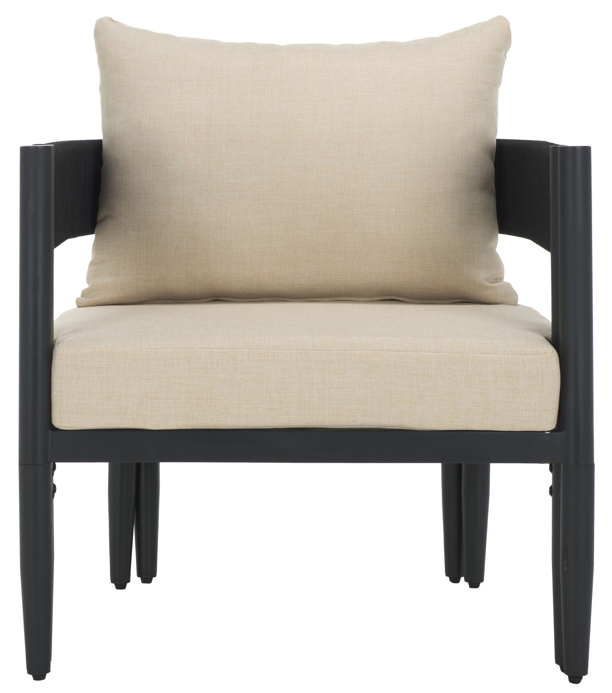 Viola Chair in Black and Taupe — Set of 2