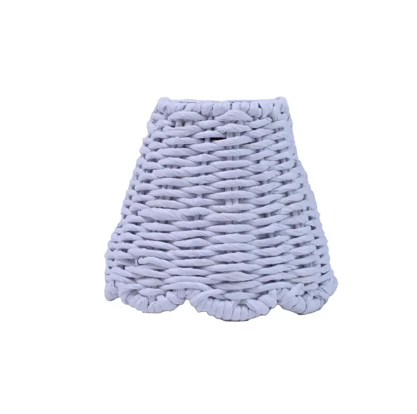 Petite Handwoven Lampshades (Scalloped Base) - The Mayfair Hall