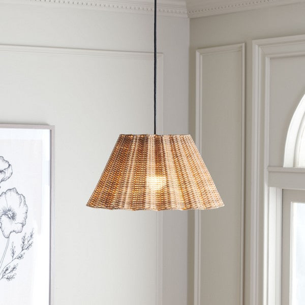 Luca Cane Pendant Lighting in Natural