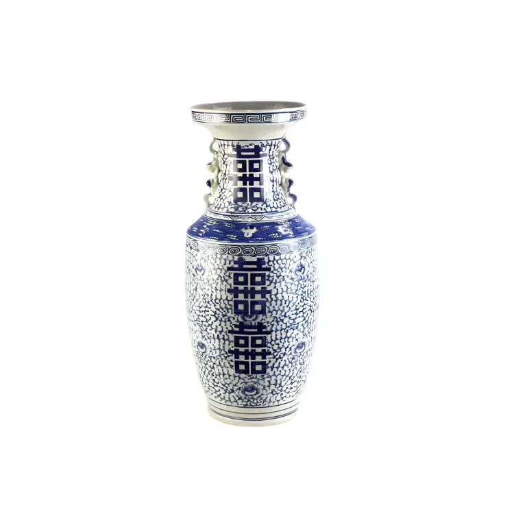 Extra Large Double Happiness Vase - The Mayfair Hall