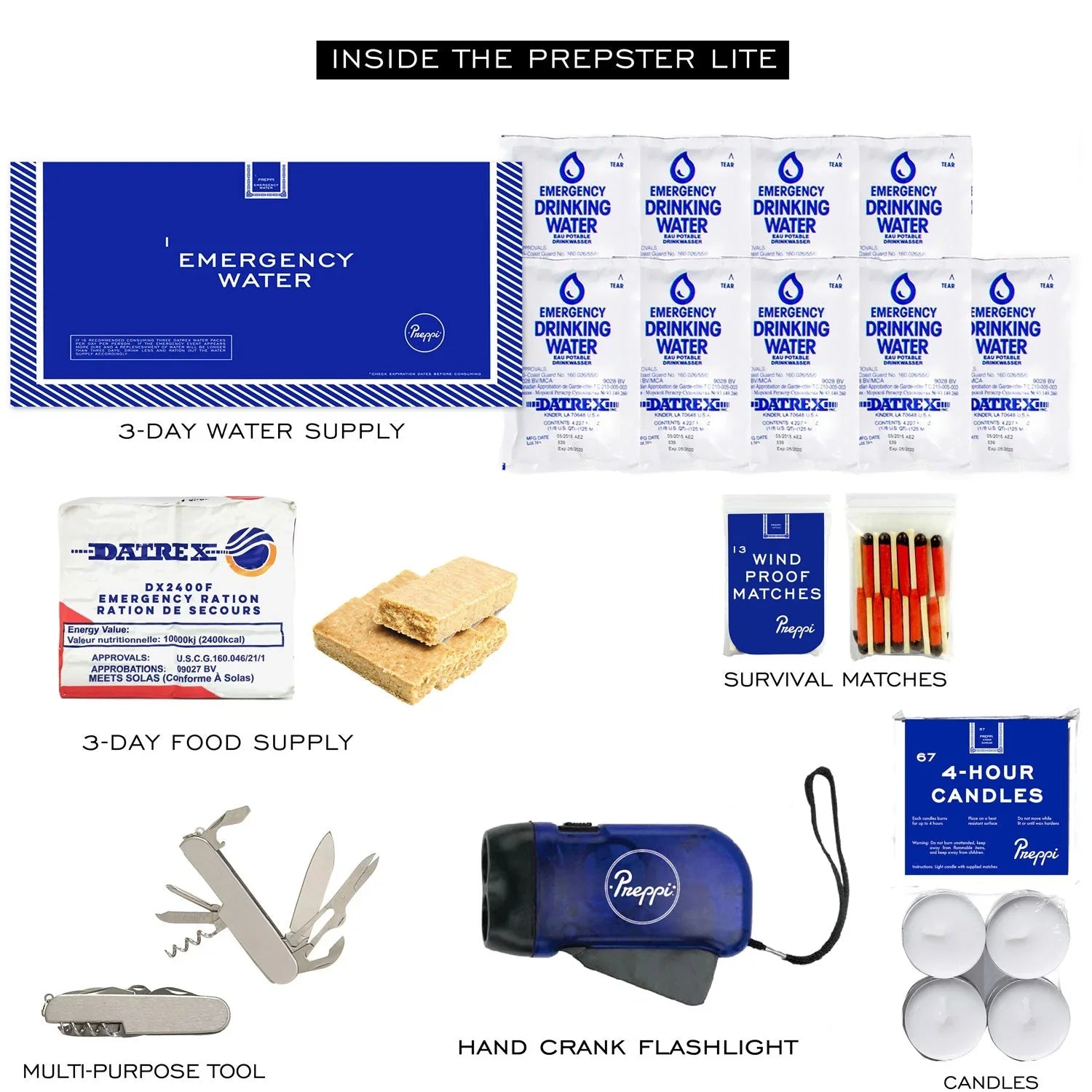 Preppi | The Prepster Lite | 3-Day Emergency Kit - The Mayfair Hall