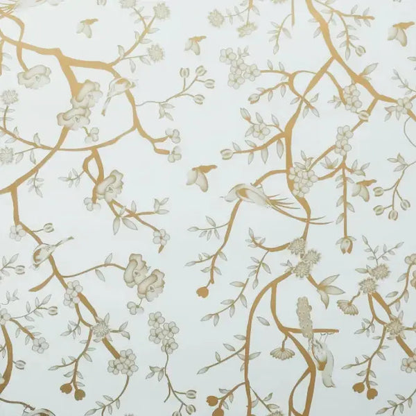 Pale Green and Gold Chinoiserie Gift Wrap - The Mayfair Hall