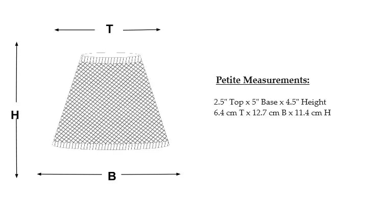 Petite Handwoven Lampshades (Scalloped Base) - The Mayfair Hall