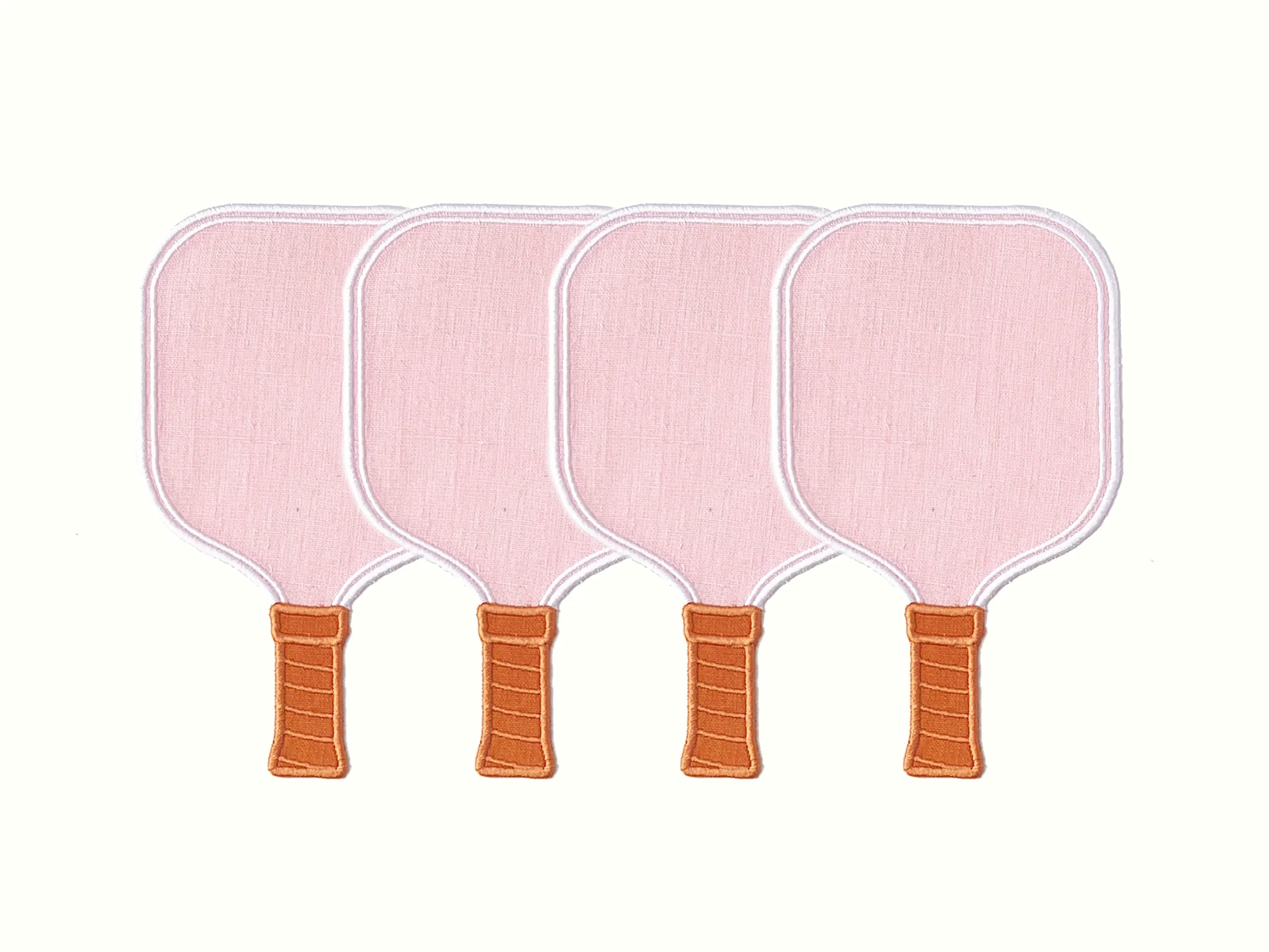 Pickleball Paddle Linen Cocktail Napkins - The Mayfair Hall