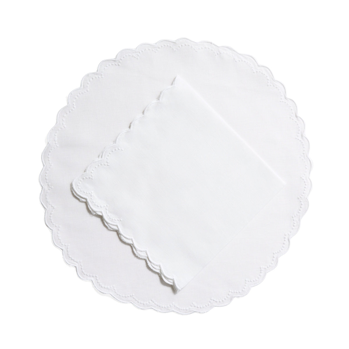 Playa Blanca Linen Placemats by Isla Capricho — Set of 4