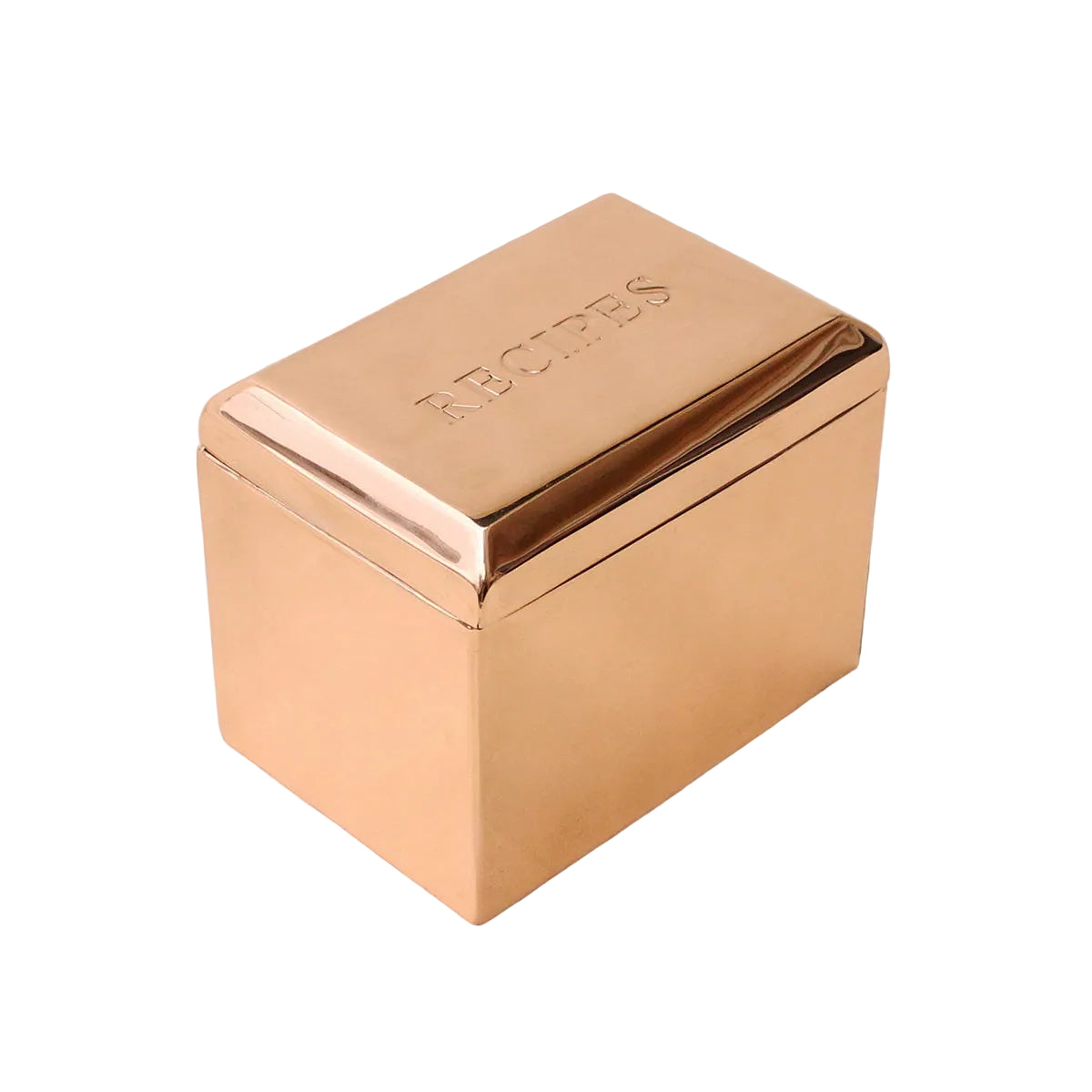 Copper Recipe Box