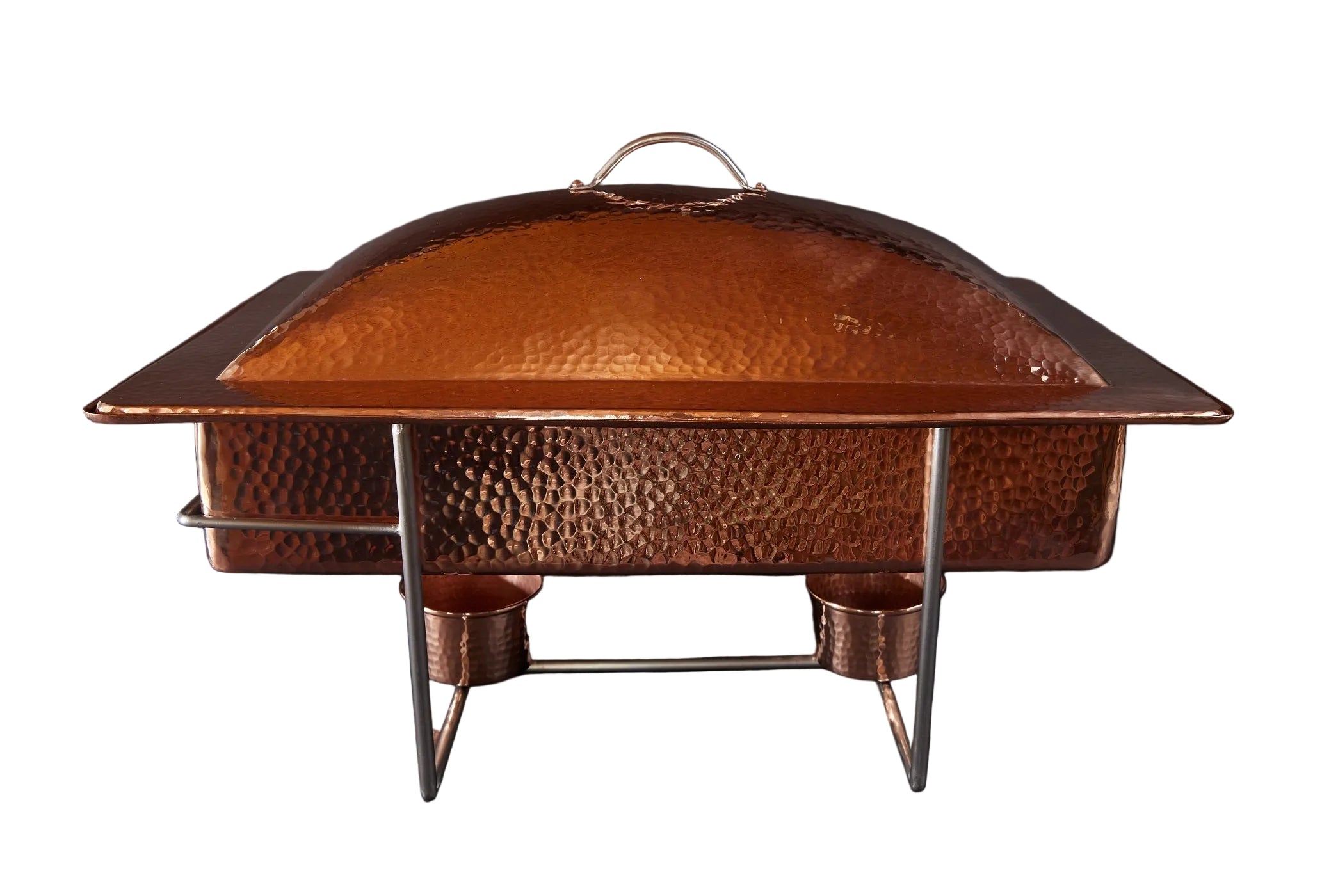 Syracuse Rectangular Copper Chafer, 8 qt