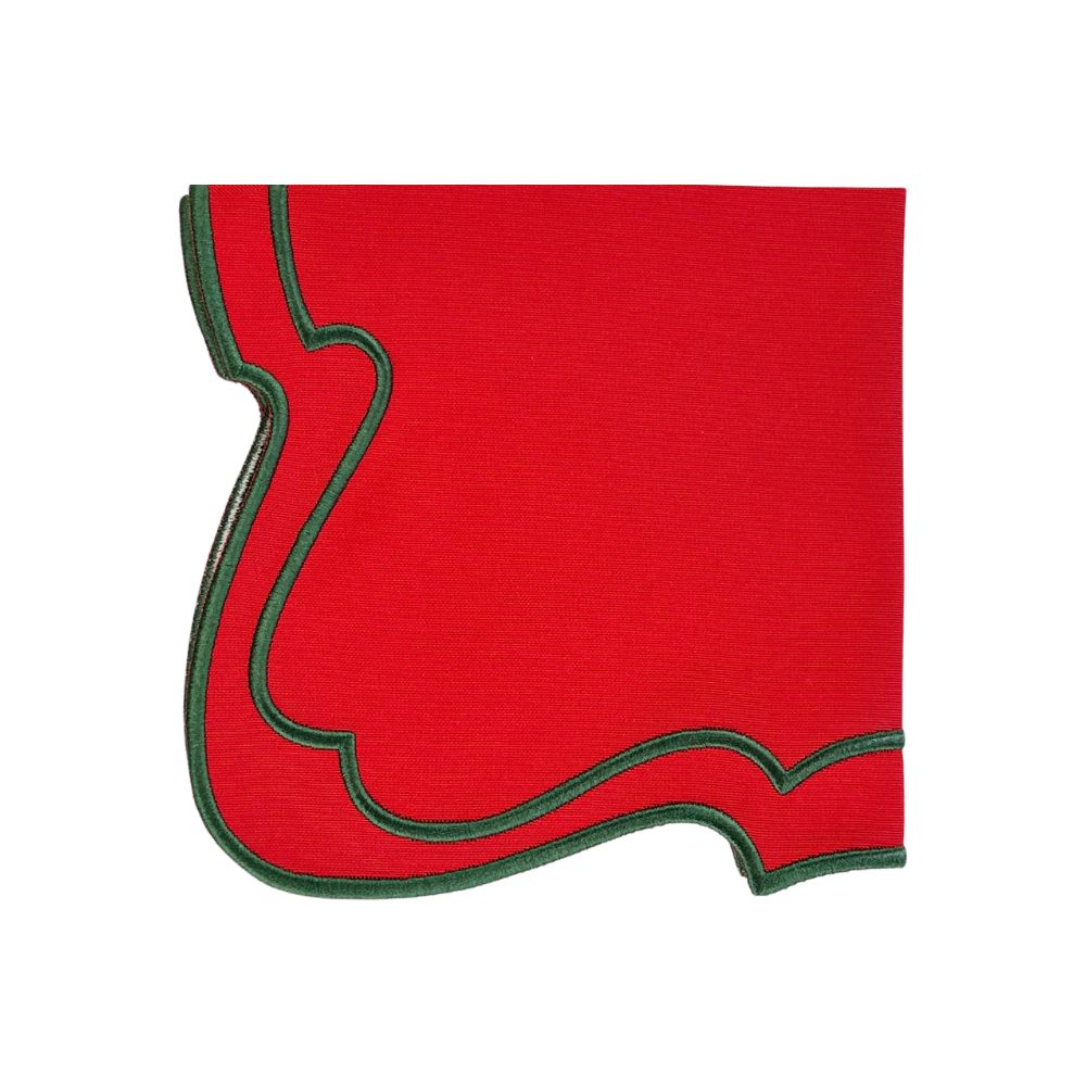 Red Christmas Belle Napkin (Set of 4)