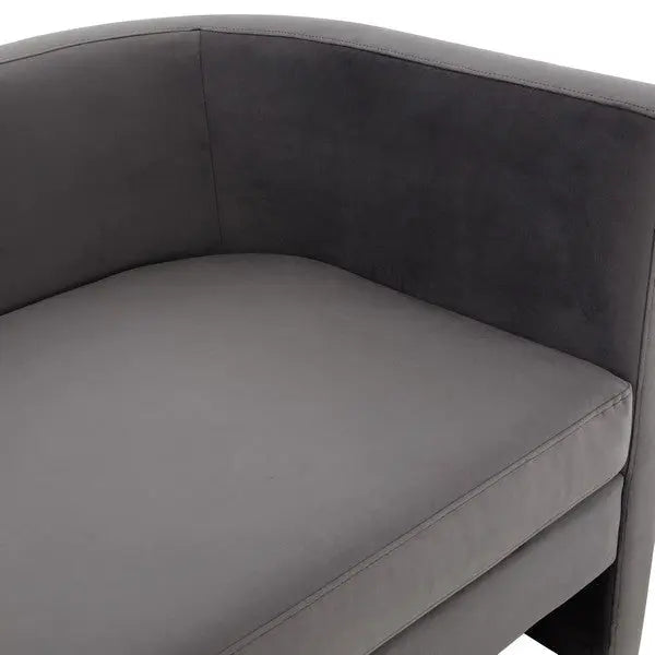 Rosabeth Slate Grey Curved Sofa - The Mayfair Hall