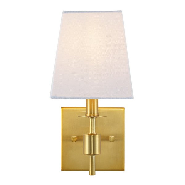 Clauren Iron Wall Sconce in Brass Gold (Set of 2)