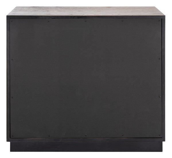 Zeus 3 Drawer Wood Chest in Medium Oak
