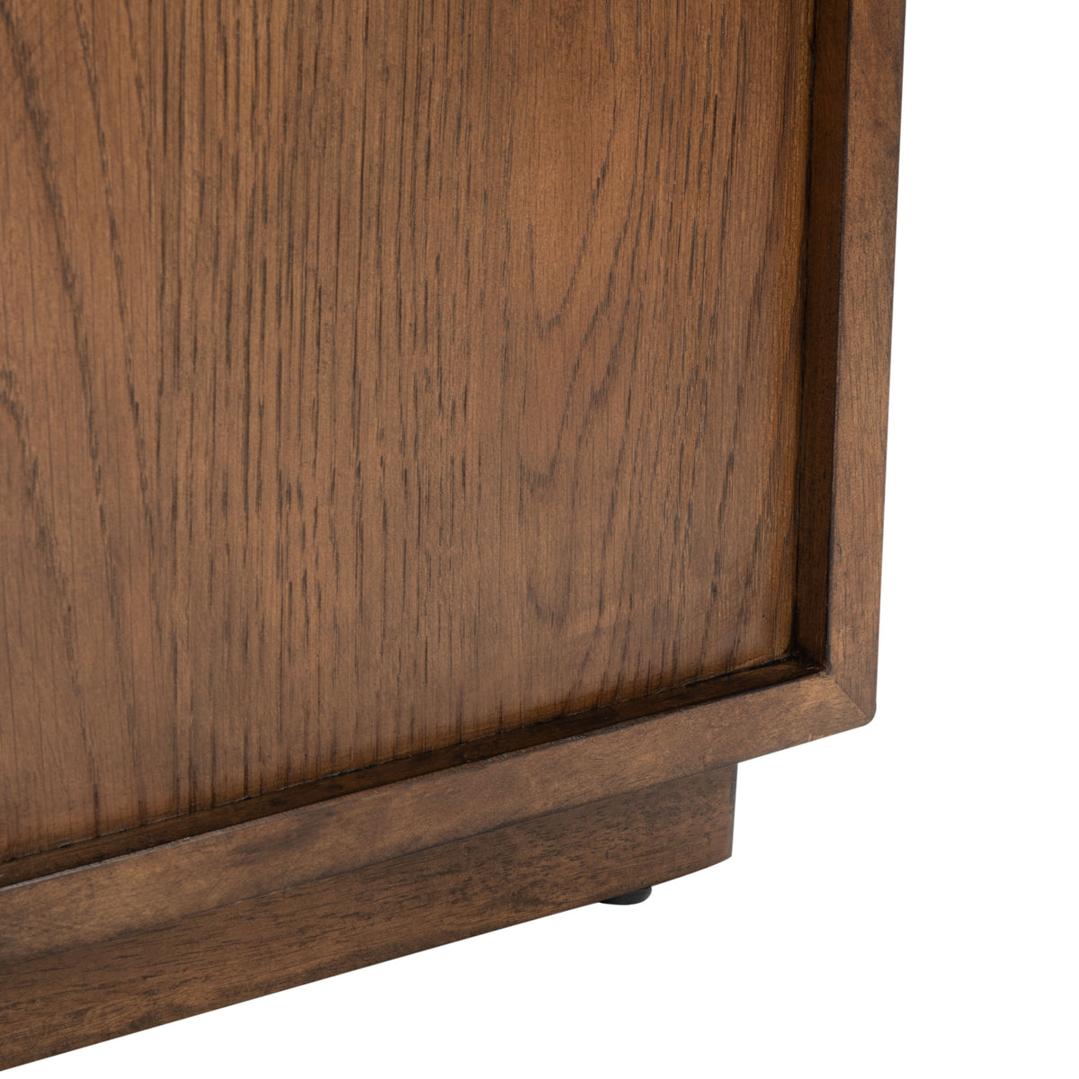 Zeus 4 Door Wood Sideboard And TV Stand in Medium Oak