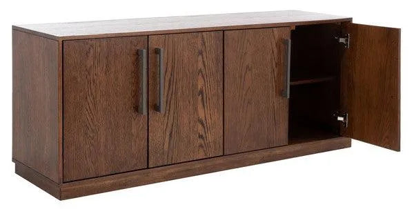 Safavieh Mallory Dark Brown Media Stand
