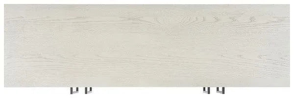 Safavieh Mallory White Wash Media Stand