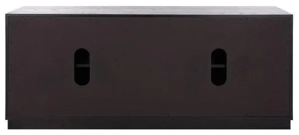 Safavieh Mallory Black 4 Door Media Stand