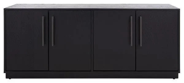 Safavieh Mallory Black 4 Door Media Stand