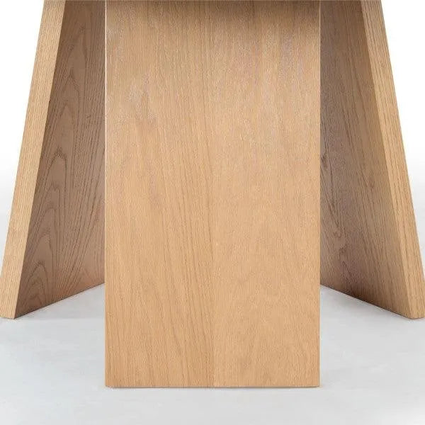 Julianna Wood Dining Table with Tripod Legs