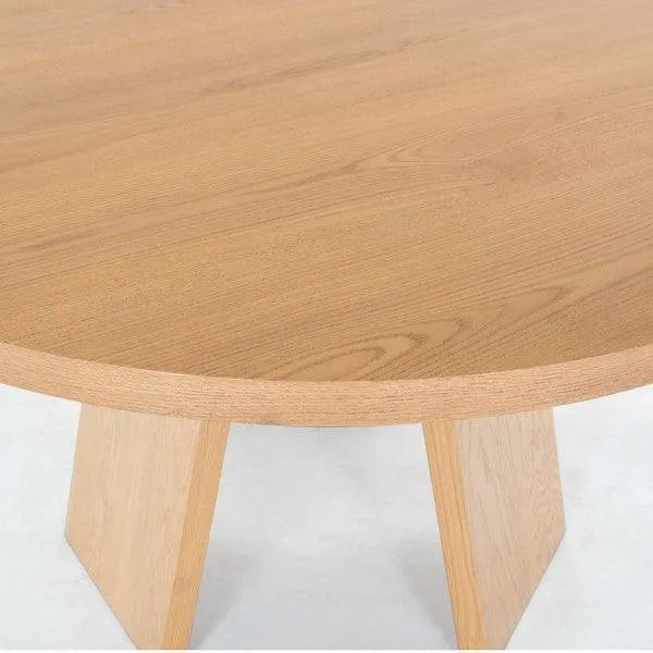 Julianna Wood Dining Table with Tripod Legs