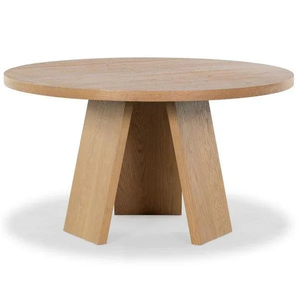 Julianna Wood Dining Table with Tripod Legs