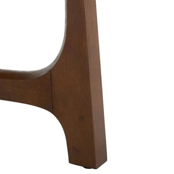Adelee Wood Dining Table in Medium Oak - The Mayfair Hall