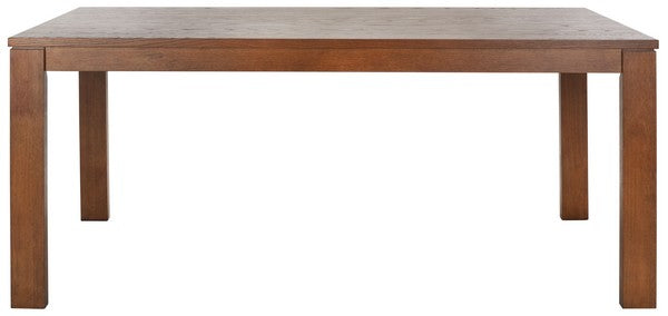 Deirdra Medium Oak Wood Rectangle Dining Table - The Mayfair Hall