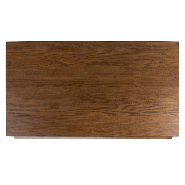 Deirdra Medium Oak 3-Drawer Wood Chest - The Mayfair Hall