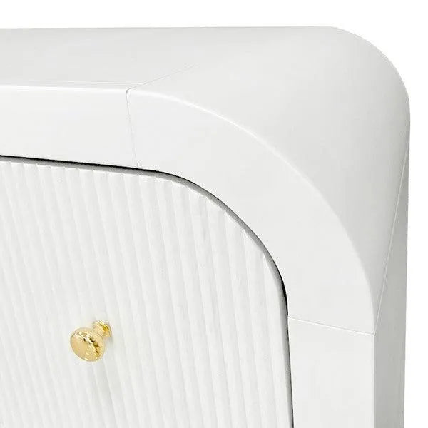 Liabella Wood Drawer Dresser in White