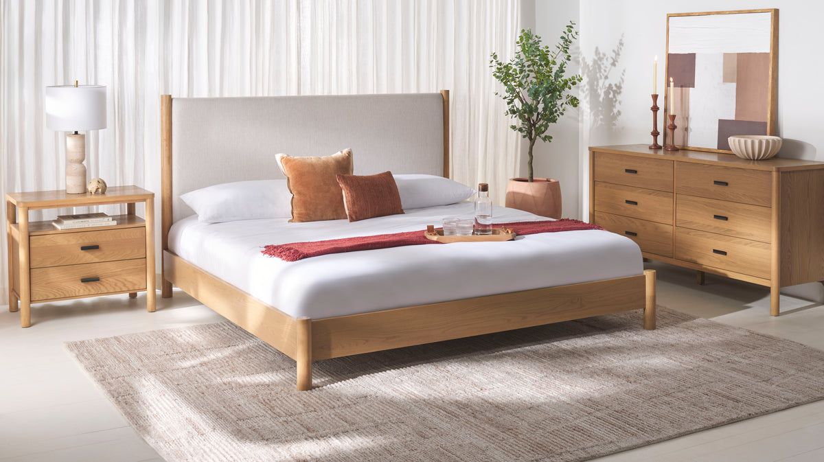 Jaylessa Wood Nightstand in Natural