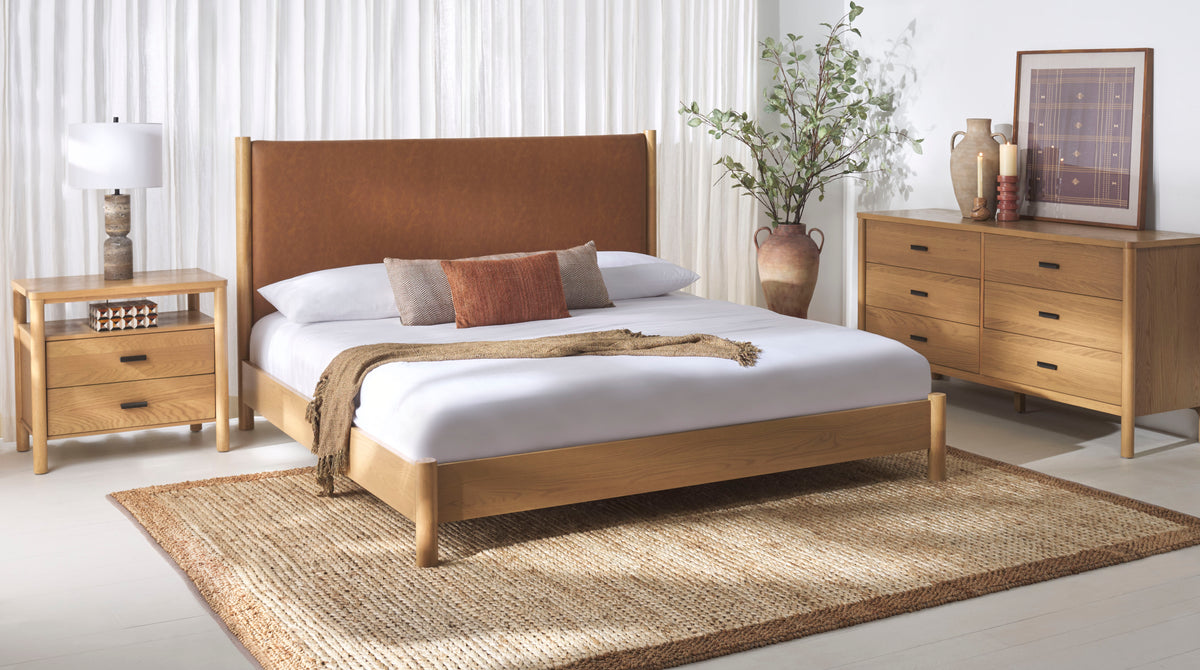 Jaylessa Wood Nightstand in Natural