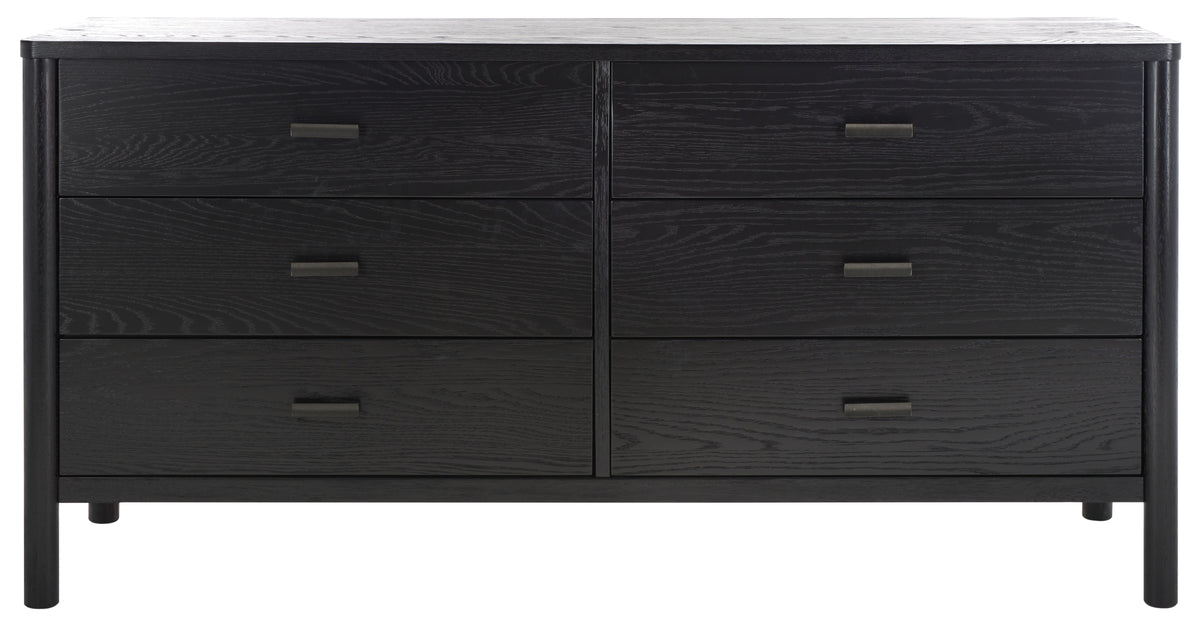 Jaylessa Wood Dresser in Black