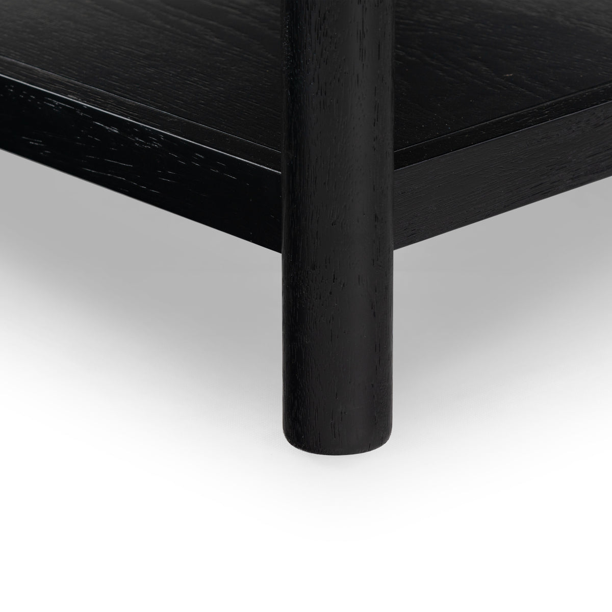 Jaylessa Wood 1 Drawer Coffee Table in Black