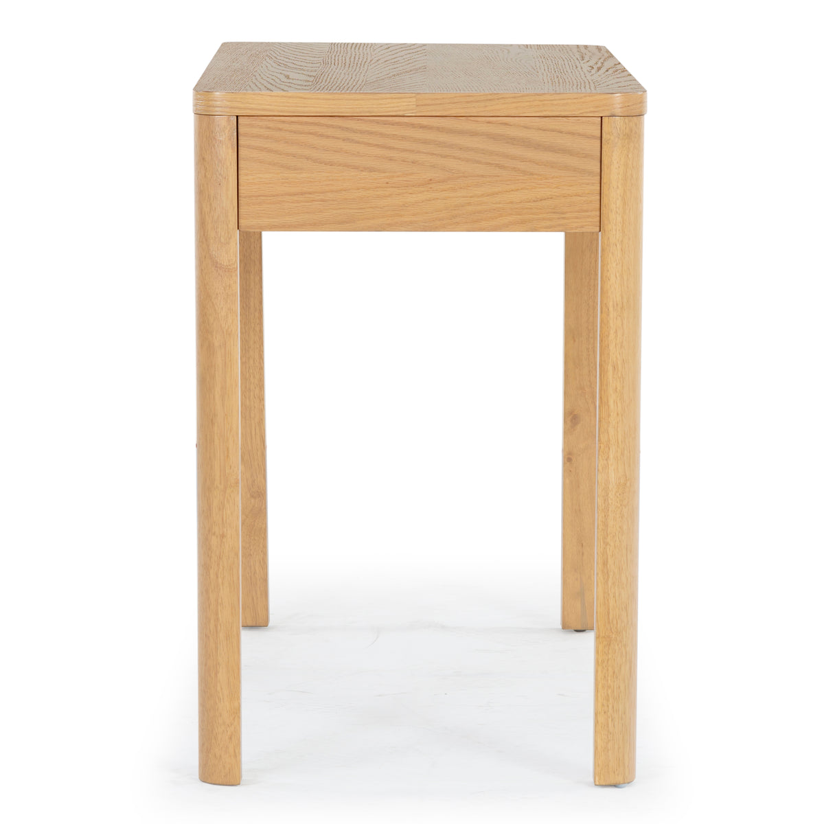 Gabrietta 2 Drawer Wood Desk in Natural and Black
