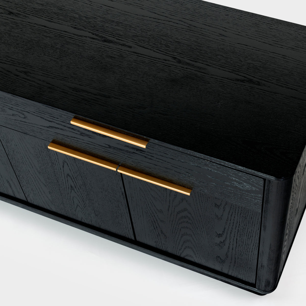Gabrietta 2 Drawer Wood Sideboard And TV Stand in Black