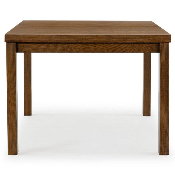 Desmond Extendable Wood Dining Table in Medium Oak