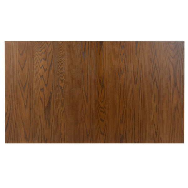 Desmond Extendable Wood Dining Table in Medium Oak