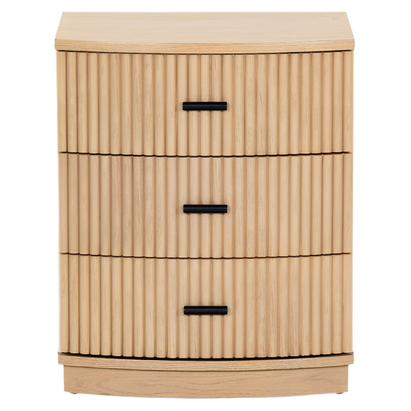 Shelbie Wood Nightstand in Oak
