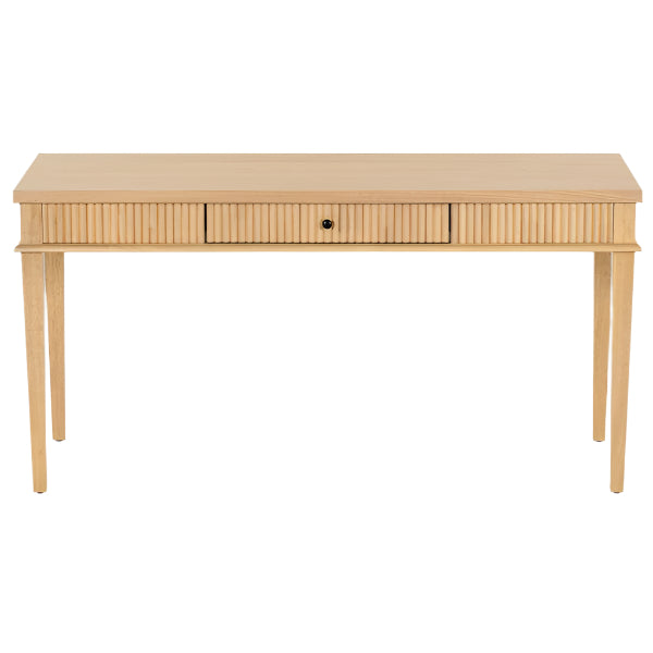 Shelbie Wood Desk in Oak and Black