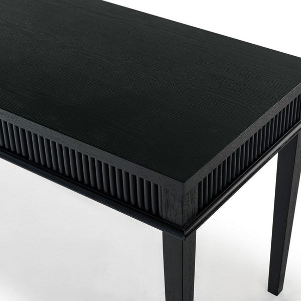 Shelbie Wood Desk in Black