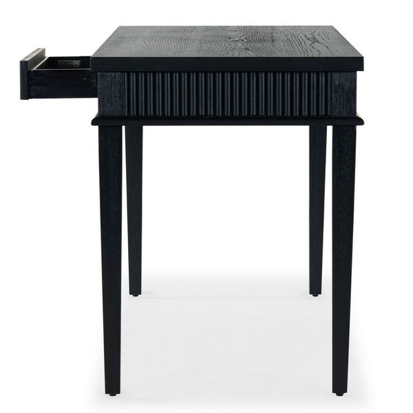 Shelbie Wood Desk in Black