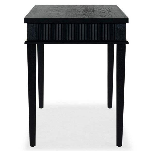 Shelbie Wood Desk in Black