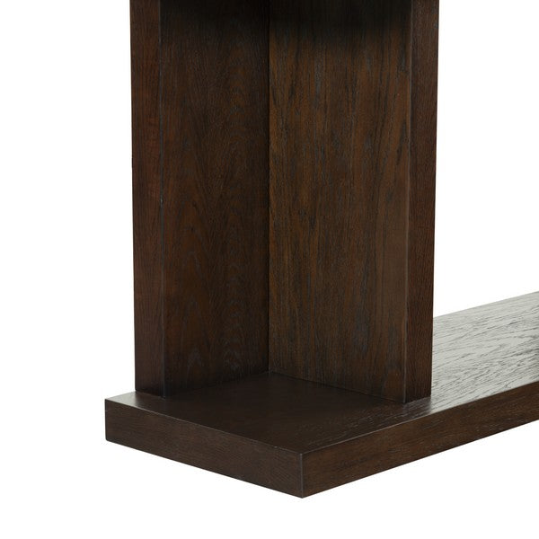 Claramay Wood Console Table in Walnut