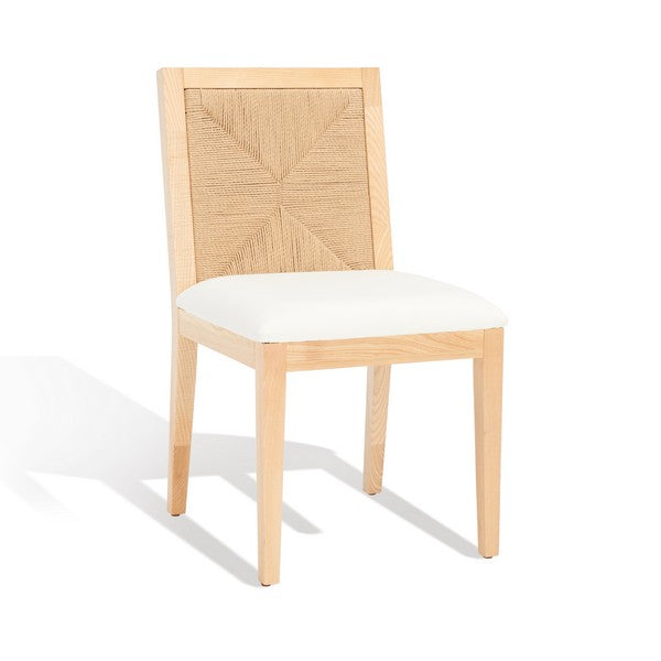 Emilio Natural Woven Dining Chair (Set of 2) - The Mayfair Hall